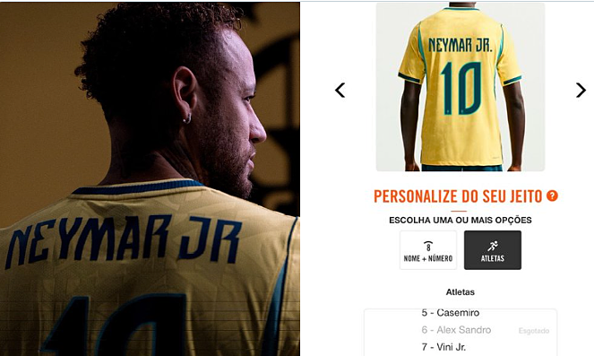 Áo tuyển Brazil in tên Neymar gây tranh cãi vì một dấu chấm: góc nhìn mới cho người chơi Việt - hình ảnh - gg88jd.com Áo tuyển Brazil in tên Neymar gây tranh cãi vì một dấu chấm: góc nhìn mới cho người chơi Việt - hình ảnh - gg88jd.com