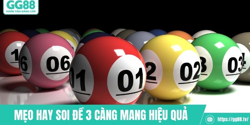 Đề 3 Càng – Tìm Hiểu Cách Giúp Tăng Cơ Hội Trúng Lớn - hình ảnh - gg88jd.com
